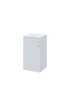 N 2 - 4D kancelářská skříň, 1-dveřová, levá, 750x400x400, bílá